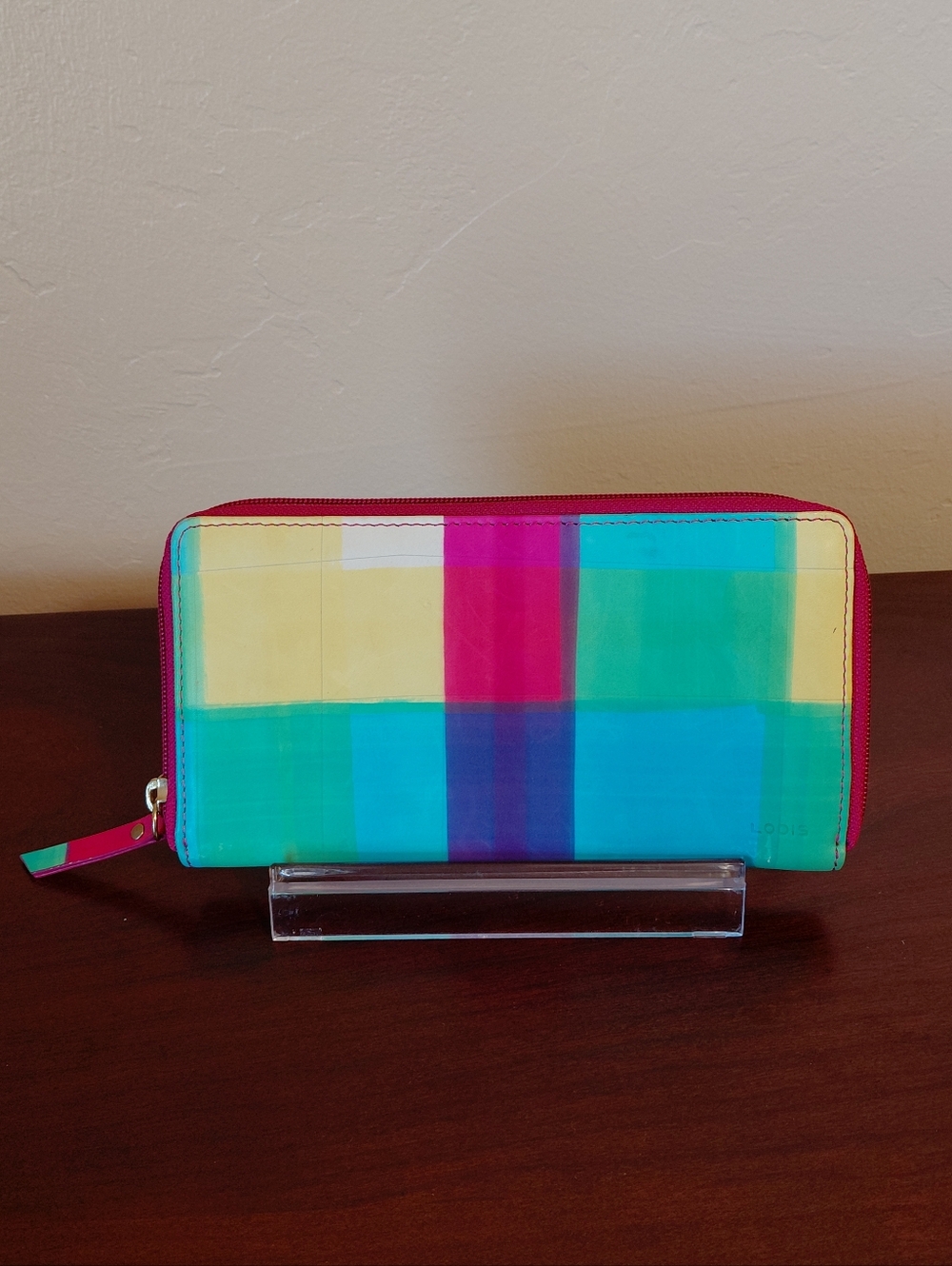 Lodis Long Wallet Purple & Pink